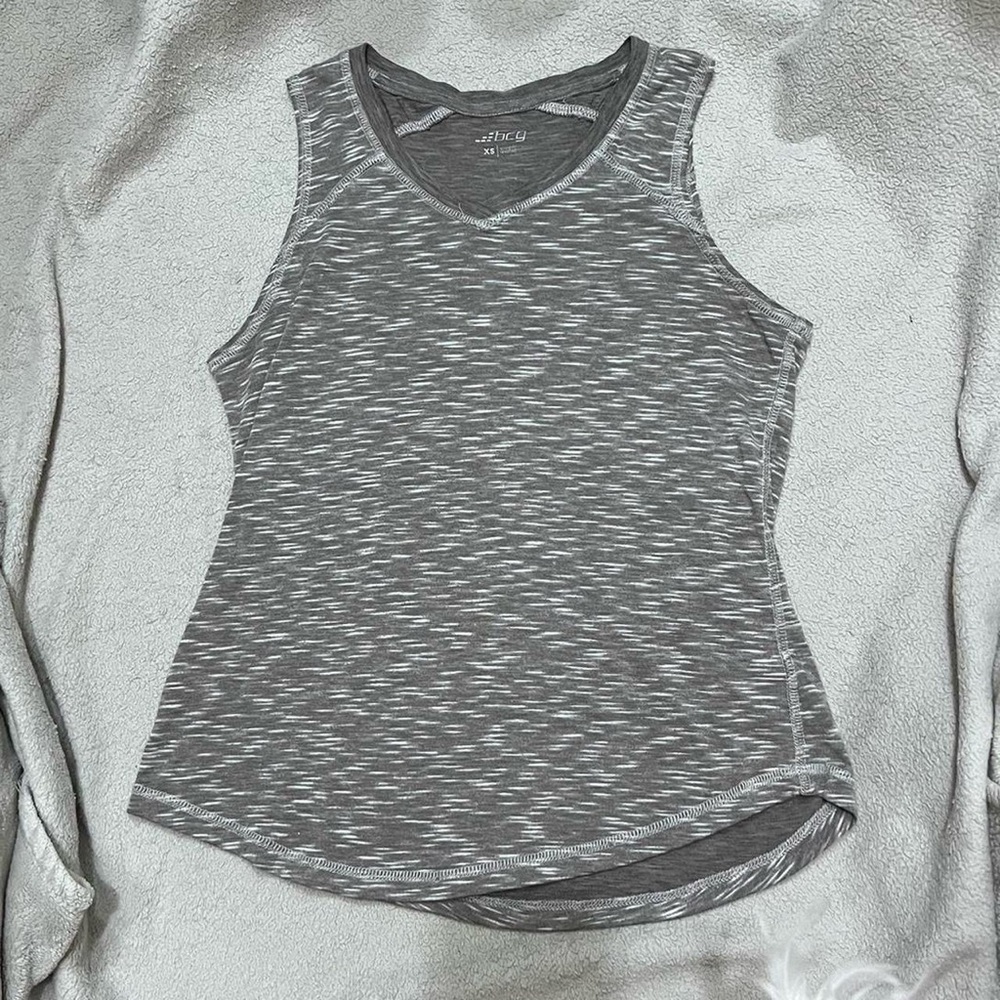 Gray BCG athletic tank top